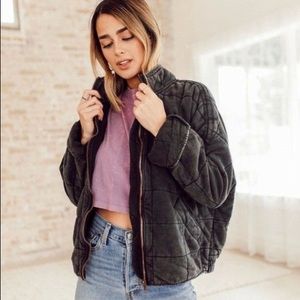 Free People Dolman Quilted Jacket